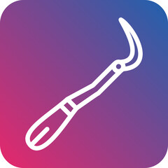Vector Design Dental Probe Icon Style