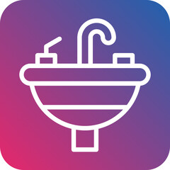 Vector Design Sink Icon Style