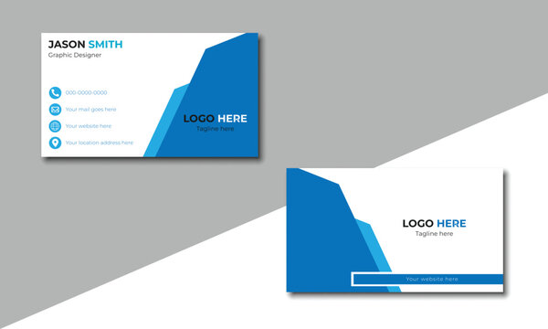 CORPORATE NAME CARD- MINIMAL BUSINESS CARD TEMPLATE