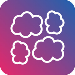 Vector Design Smog Icon Style