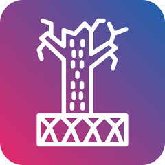 Vector Design Desertification Icon Style