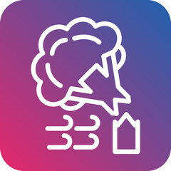 Vector Design Tree Broken Icon Style