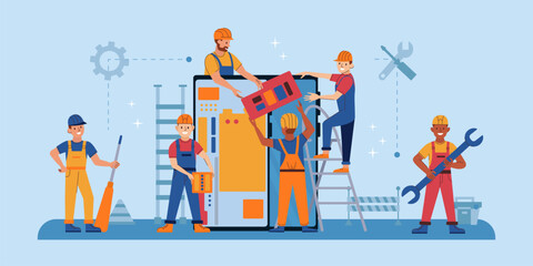 Flat Phone Repair Service