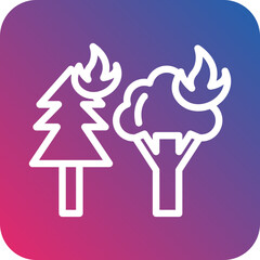 Vector Design Wildfire Icon Style