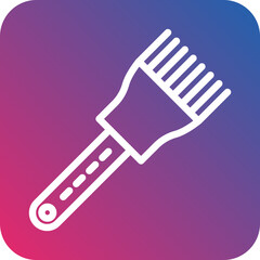 Vector Design Basting Brush Icon Style