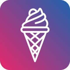Vector Design Icecream Icon Style