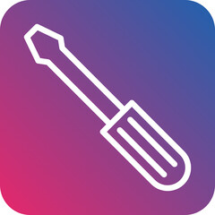 Vector Design Screwdriver Icon Style