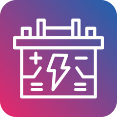 Vector Design Accumulator Icon Style