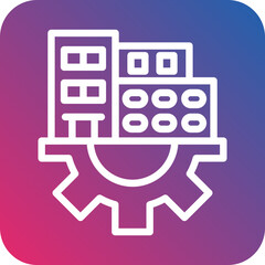 Vector Design Infrastructure Icon Style