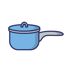 Sauce pan icon vector on trendy design