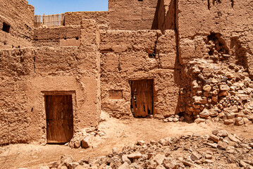 Old house in casbah, Morocco 