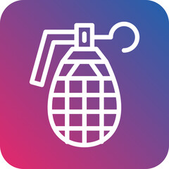 Vector Design Grenade Icon Style