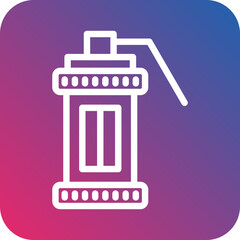 Vector Design Smoke Grenade Icon Style