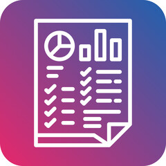 Vector Design Seo Checklist Icon Style