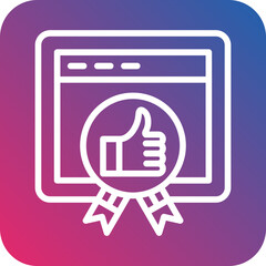 Vector Design Page Quality Icon Style