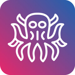 Vector Design Kraken Icon Style