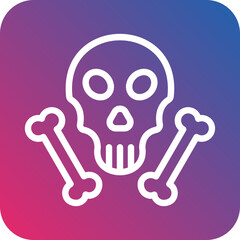 Vector Design Jolly Roger Icon Style