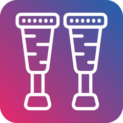 Vector Design Pegleg Icon Style