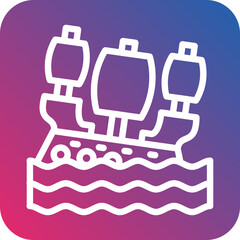 Vector Design Shipwreck Icon Style