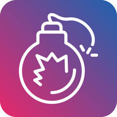 Vector Design Bomb Icon Style
