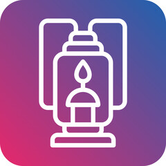 Vector Design Lantern Icon Style