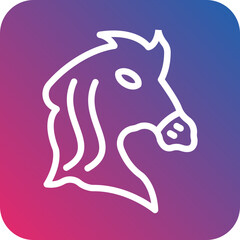 Vector Design Horse Icon Style