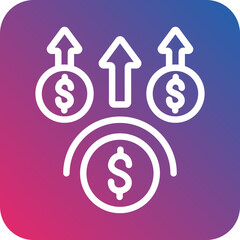 Vector Design Money Benefit Icon Style