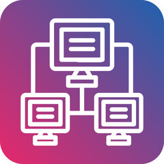 Vector Design Monitors Icon Style
