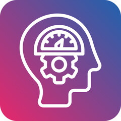 Vector Design Mental Control Icon Style