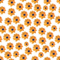 Floral Seamless pattern. Floral texture. Floral fabric seamless pattern. Vector seamless pattern.