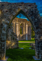 Ruins of Margam Abbey, Wales Uk