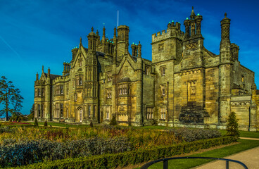 Obraz premium Margam House/Castle, Wales, UK