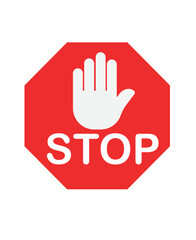 Vector Stop Sign Icon
