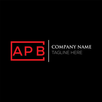 APB letter logo design on black background. APB creative initials letter logo concept. APB letter design. APB letter design on black background. APB logo vector.
