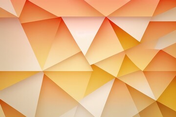 Abstract geometric Pastel orange and white background, generative AI