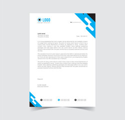 Letter head template vector file creative design