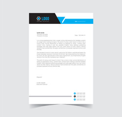 Letter head template vector file creative design