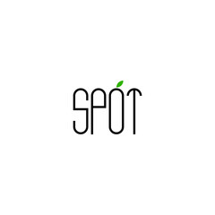Spot logo vector design template