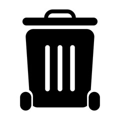 trash can icon illustration vector