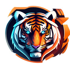 tiger head illustration © Creative