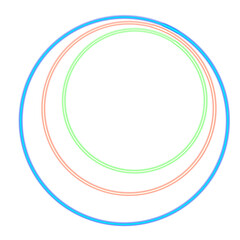 Elements Neon Retro style 80s.