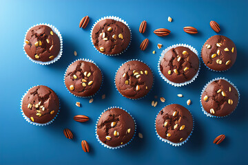 Muffins born on the holiday. AI Generated,