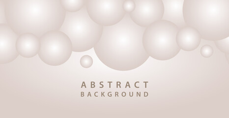 Modern abstract elegant 
background, bubbles circle shape design