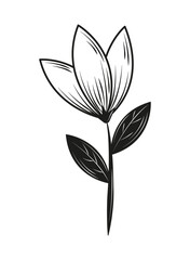 flower minimalist tattoo