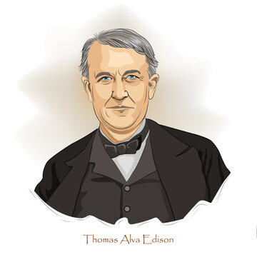 Thomas Alva Edison was an American inventor  invented the phonograph, motion picture camera, and electric light bulb