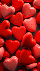 Obraz premium Heart, love, background, beautiful colors, bright colors and shapes