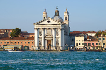 Fototapeta premium Church Il Redentore on Giudecca Island on a sunny September afternoon. Venice, Italy
