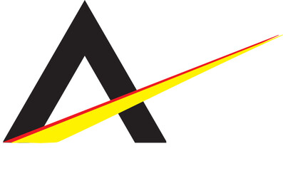 red and yellow arrows in one alphabet