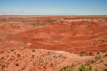 Fototapeta na wymiar Barren Landscape Painted Desert Northern Arizona