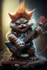 Rock and Roll Cool Cat